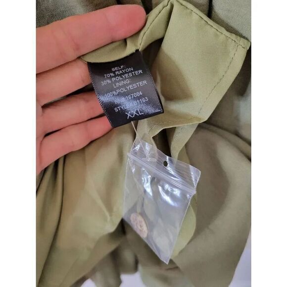 Tuckernuck POMANDER PLACE Jade Green Darien Dress, Jade Green XXL NWOT - Picture 9 of 10